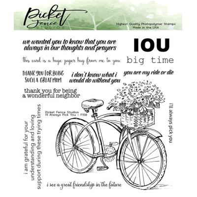 Picket Fence Studios Clear Stamps - I'll Always Pick You